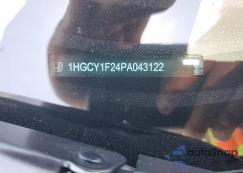 2023 Honda Accord Lx из США, поврежденный, VIN 1HGCY1F24PA043122